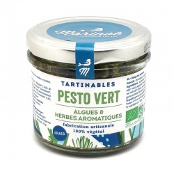 Pesto verde alghe ed erbe aromatiche (100g) - BIO