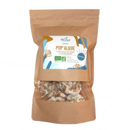Chips soffiate Grano Saraceno e Alghe Ao-Nori (40g) - BIO