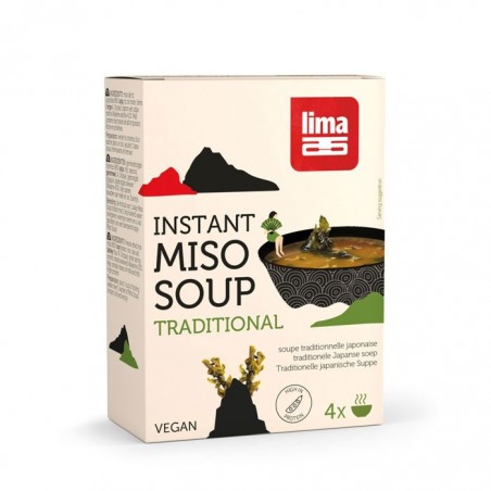 Zuppa di miso con alghe wakame istantanea (4x10g)