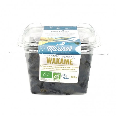 Alghe Wakame fresche sotto sale (120g) - BIO