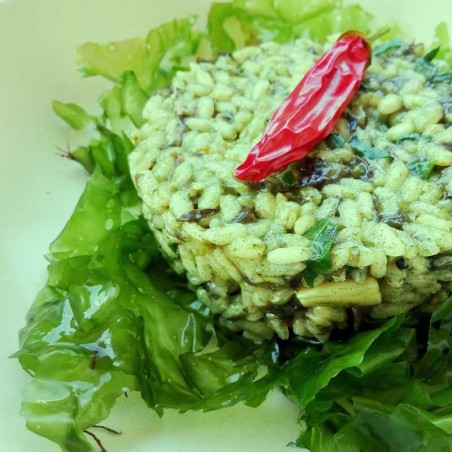 Alghe Lattuga di mare fresche sotto sale (120g) - BIO