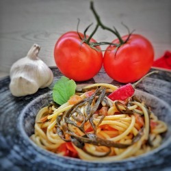 Alghe Spaghetti di Mare fresche sotto sale (120g) - BIO