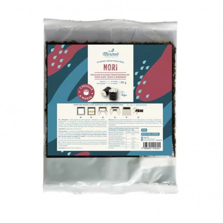 Alghe Nori disidratate in fogli -10pz- (30g)