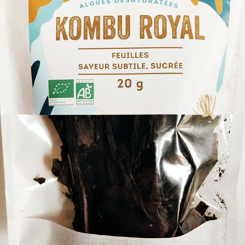 Alghe Kombu Royal disidratate in foglia (20g) - BIO