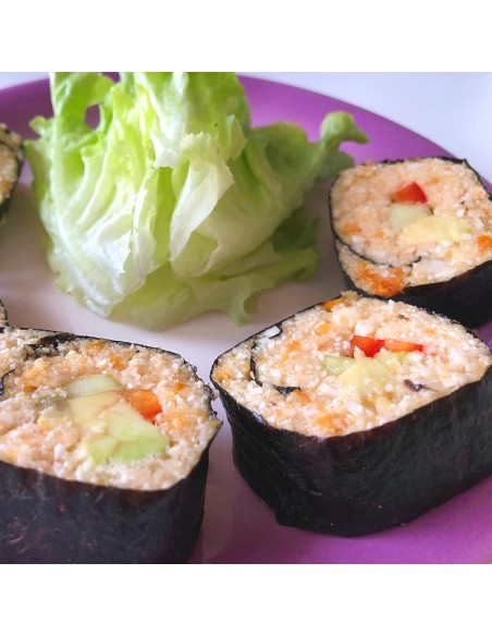 Fogli di Alghe Nori per preparare fino a 36 rotolini di Maki (30 g)