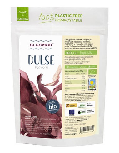 Alghe Dulse (Palmaria palmata) BIO| Compra online H24 |PAPPATILAVITA