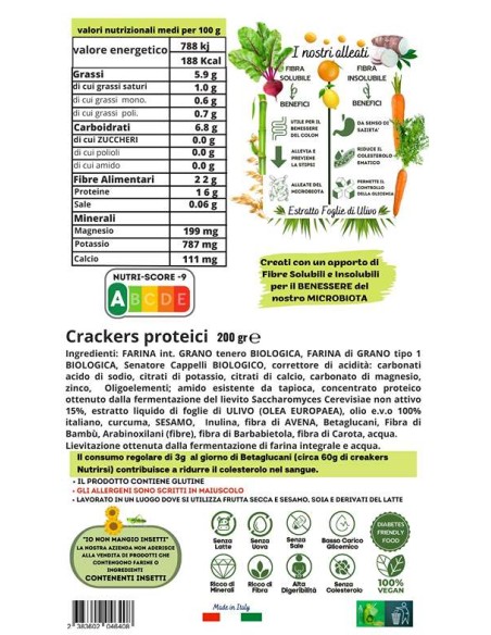 NutrirSi | Crackers proteici (200g)