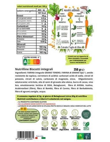 Nutrirsi | Ciambelline Nutrilline NATURALI(250g)