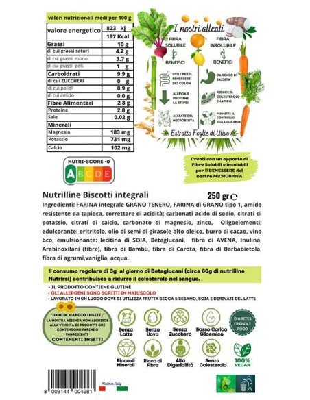 Nutrirsi | Ciambelline Nutrilline NATURALI(250g)