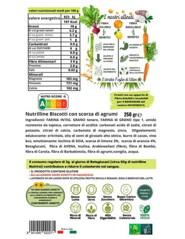Biscotti Nutraceutici agli agrumi a Basso Carico Glicemico|PAPPATILAVITA