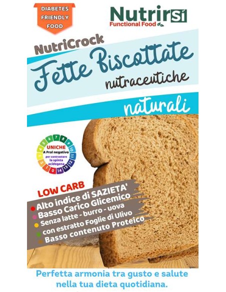 NutrirSi | Fette Biscottate Nutri Crock NATURALI (300g)