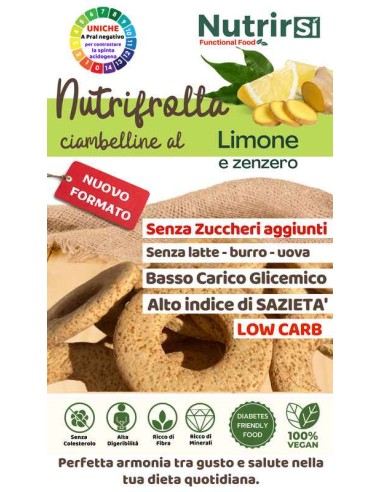 Ciambelline Nutrifrolle Zenzero-Limone (250g)