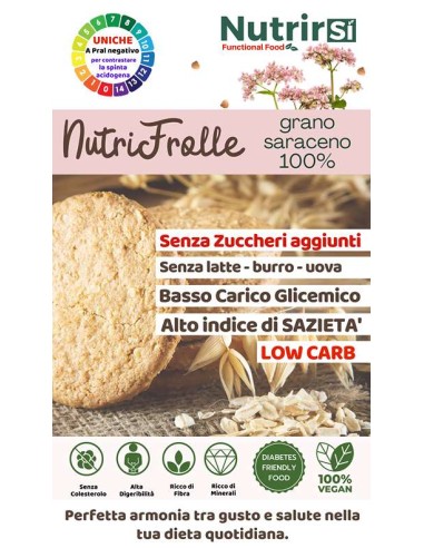 Biscotti Nutrifrolle GRANO SARACENO 100% (250g)