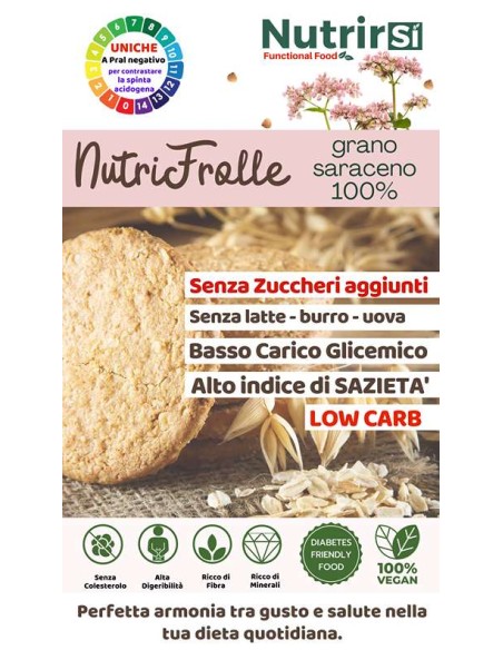 Biscotti Nutrifrolle GRANO SARACENO 100% (250g)