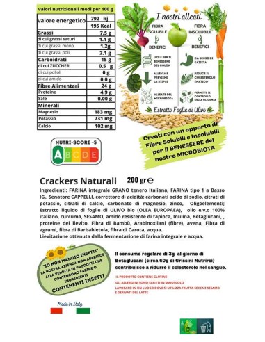 Crackers naturali (200g)