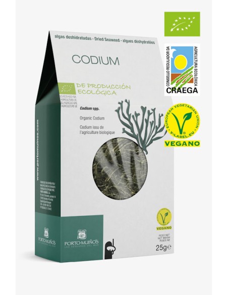 Alghe Codium "Percebe" disidratate in pezzi (25g) BIO