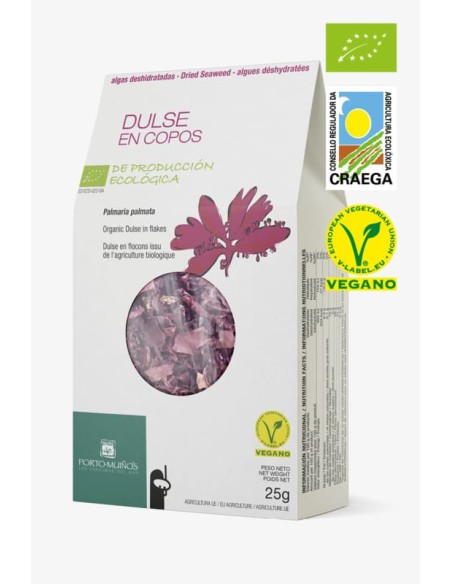 Alghe Dulse (Palmaria palm.) disidratate in pezzi (25g) BIO