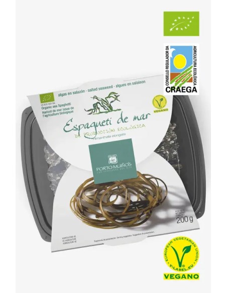 Alghe Spaghetti di mare fresche sotto sale (200g) BIO