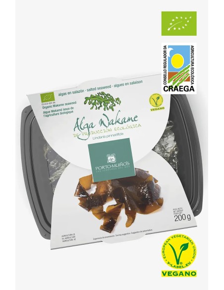 Alghe Wakame fresche sotto sale (200g) BIO
