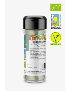 Alghe Codium disidratate in polvere (20g) BIO
