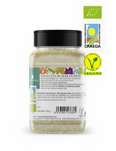 Alghe Spaghetti di mare disidratate in polvere (200g) BIO - porto muinos 2