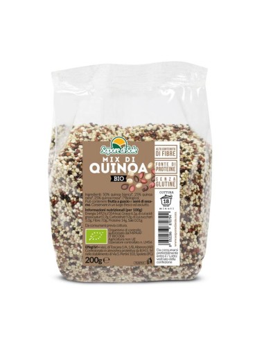 Quinoa Mix (bianca, nera, rossa) BIO (200g) - Sapore di Sole