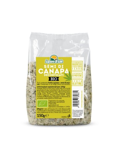 Semi di Canapa Decorticati BIO (150g) Sapore di Sole
