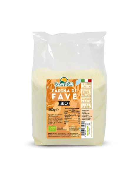 Farina di fave Bio (350g) - Sapore di Sole