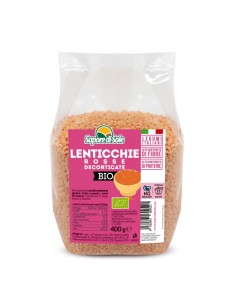 Zuppa di Lenticchie rosse decorticate BIO (400g) Sapore di Sole 2