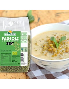 Porridge con fagioli verdi mung