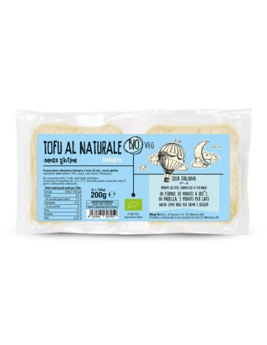Tofu al naturale senza glutine BIO (200 g)