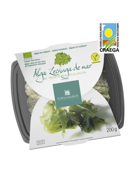 Alghe Lattuga di Mare fresche sotto sale (200g) BIO