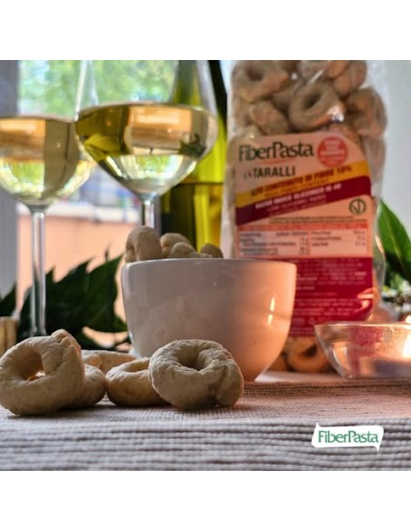 Taralli a basso indice glicemico (250g) fiberpasta