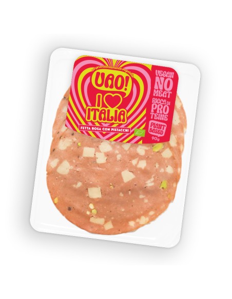 Fetta rosa con pistacchi UAO! Fette I love Italia BIO (90g)