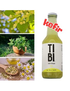 Kefir d'acqua Tiglio-Melissa-Camomilla BIO (250ml) - TIBI