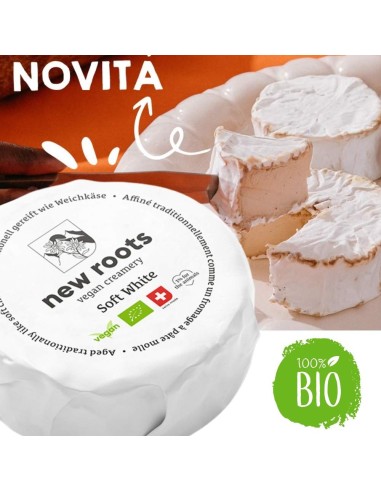 Formaggio vegetale cremoso New Roots a base di anacardi