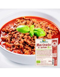 Macinato di Seitan Bio Sapore di Sole 220g confezione sottovuoto