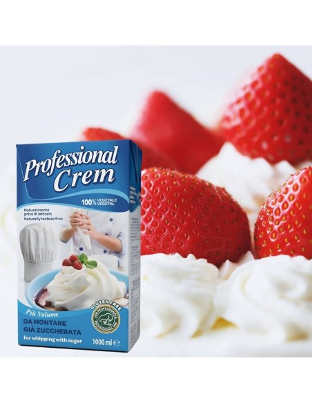 Crema da montare 100% vegetale zuccherata (1 l)