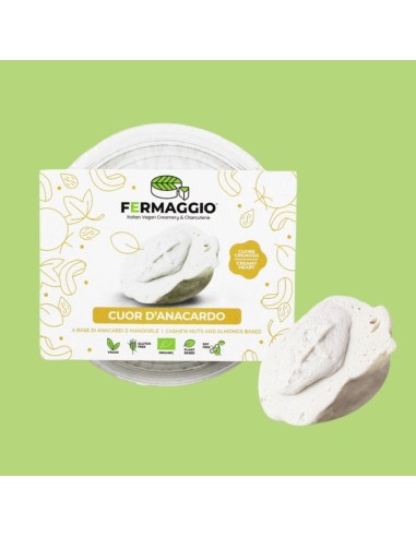alternativa vegetale tipo burrata a base di anacardi