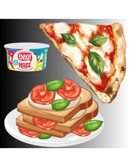 alternativa vegetale filante per pizza Mozz UAO