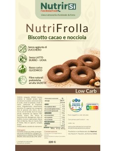 Biscotti low carb cacao e nocciola Nutrirsi 2