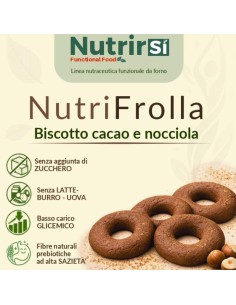 Biscotti low carb cacao e nocciola Nutrirsi