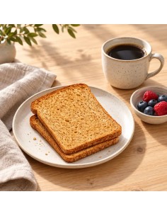 Fette biscottate proteiche NutriCrock con caffè e frutti di bosco