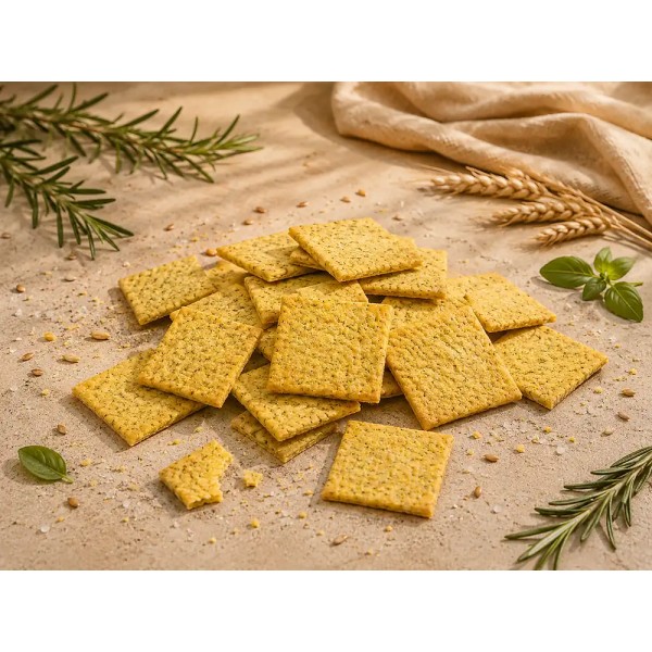 Crackers artigianali Low Carb NutriCrack ambientat
