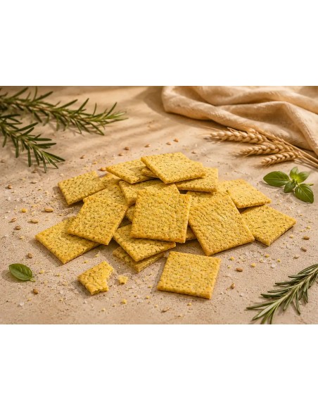Crackers artigianali Low Carb NutriCrack ambientat