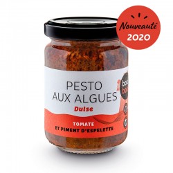 Pesto rosso piccante alle Alghe Dulse (120g) - BIO