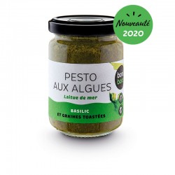 Pesto allle alghe verde (lattuga e basilico) BIO (120g)